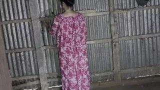 I grabbed my aunty suddenly and started fucking