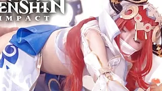 Genshin Impact Nilou Cosplayer get Fucked, Asian Hentai Cosplay 12