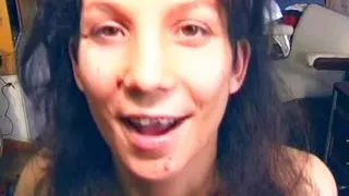 Sexy German teen eats cum after hot fuck