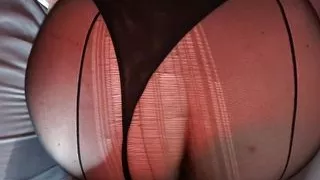 French Slut in Sexy Lingerie, Fat Ass in Tights Fucked Fetish EvStPorno