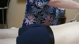 penis buttocks massage and masturbation before cumshot