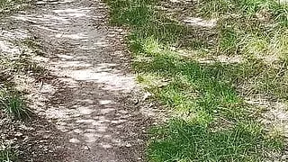A walk in the park ended with a powerful orgasm.