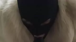 Fur sissy deepthroat for master