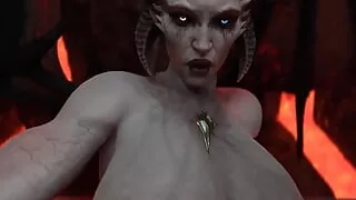 Hot sex with Lilith from Diablo
