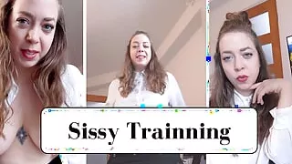 Sissy Training at Work