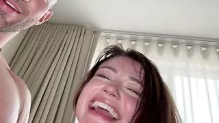 Power Thrusting My Dick Into Adria Rae Wet Pussy and Leaving a Creampie