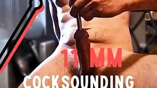 Muscular Jock Sounding His Big Cock