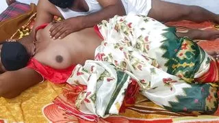 Indian Real Couple Homemade Blowjob Boobs sucking pussy licking Fucking