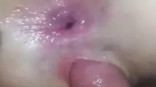 fucking two holes both makes my cock very hard and she enjoying