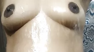 Mommy Taken Shower in Hotal Room