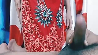 The stepcousin did not refuse to have sex