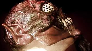 Three Blonde Sex Bombs Are Fucked by Some Ripped Masked Guys in a BDSM Dungeon