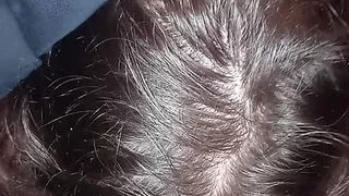 Step mom handjob step sons cock , sucks him and gives him happy ending in her face