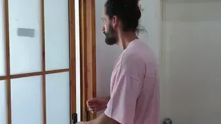 Veronika Cleaning House with Latex Gloves on Turns on Boyfriend