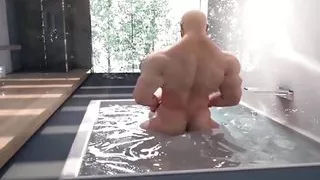 Busty 3D Kendra Fucked and Fisted in the Jacuzzi