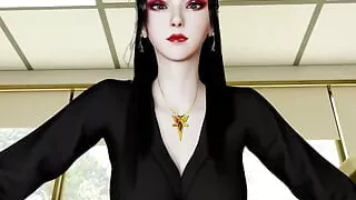 3D Sexy Teacher Feel so Horny Sit on the Big Dick in Classroom