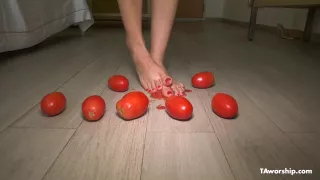 Ambers Tomato Food Foot Fetish - Taworship