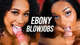 Ebony Babes Blowjob Compilation - Third Base