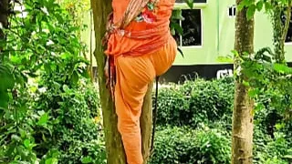 Called from the forest ,the neighbor climbed on top of me & fucked me.