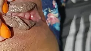 Fapping My Juicy Pusssy at Midnight