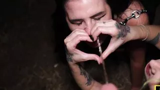 Walking My Pig in the Park