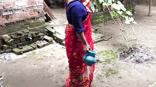 I see my stepaunty went into the bathroom, I went behind her and started fucking her