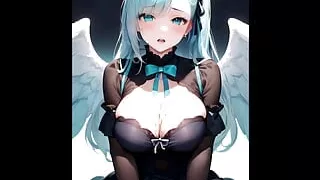 Hentai Anime Art Generated by Ai: Temptation of Angels and Demons 1
