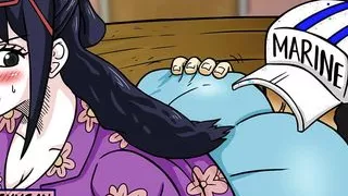 New World Paradise (One Piece) - Part 3 - Tashigi Naked Body Sex By LoveSkySan69