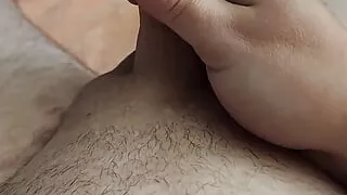 Playing with My Rock Solid Throbbing Cock