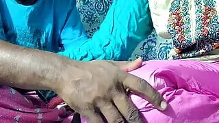 Indian young man and old woman sex