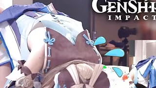 Genshin Impact Kirara Cosplayer get Fucked, Asian Hentai Cosplay 11
