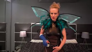 If Her Wings Were Real, Lockenlicht Would Fly Away After This Cosplay Solo Sex