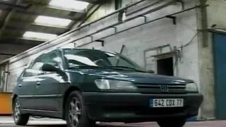 Slutty babe in stockings rides dick in the parking lot