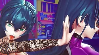 Mmd R-18 Anime Girls Sexy Dancing clip 76