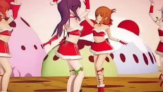Mmd R-18 Anime Girls Sexy Dancing clip 11