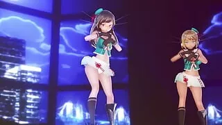 Mmd R-18 Anime Girls Sexy Dancing clip 12