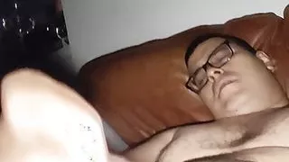 Playing with my cock