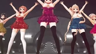 Mmd R-18 Anime Girls Sexy Dancing (clip 30)