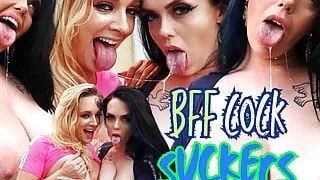BFF Cocksucking PAWG Sluts Blowjob Competition