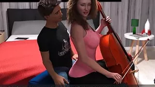 AWAM #3 Learning to play the Cello with him tight around me