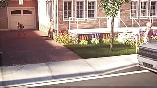 AWAM #52 teaching Christine bow to play basketbal