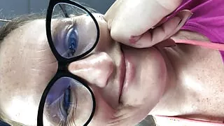 Giving an ice lolly a blowjob on the bus to cos I was bored! And horny. And wanting a dick to suck.