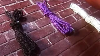 A Blonde and a Brunette Dressed in Latex Are Shagged by a Slaves Big Dick