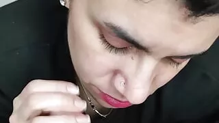 POV Facial with a Shaky Finale - He Can T Hold the Phone Still