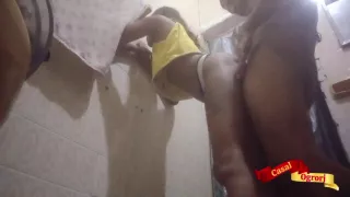 Sex, Forbidden Sex With Stepdaughter In The Bathroom