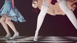 Mmd R-18 Anime Girls Sexy Dancing Clip 348