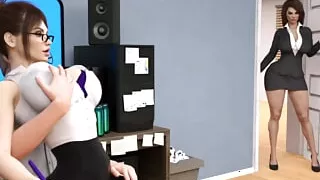 Sexbot - MILF Big Tits Dominates Horny Dude, A Very Sexy Huge Breasted Milf - Sexy Gameplay Moments