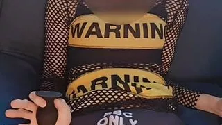 BBC sissy anal plug creampie cumshot in underwear