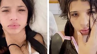 Slap Me and Fuck Me Hard Daddy! Submissive Latina Gets Multiple Slaps and a Deep Creampie!