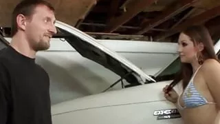 Teen pounded by grandpa in garage